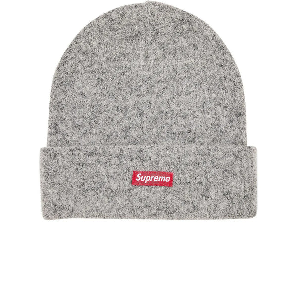 SUPREME MOHAIR BEANIE HEATHER GREY FW24