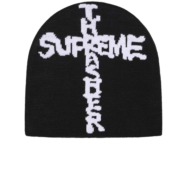 SUPREME THRASHER BEANIE BLACK FW24