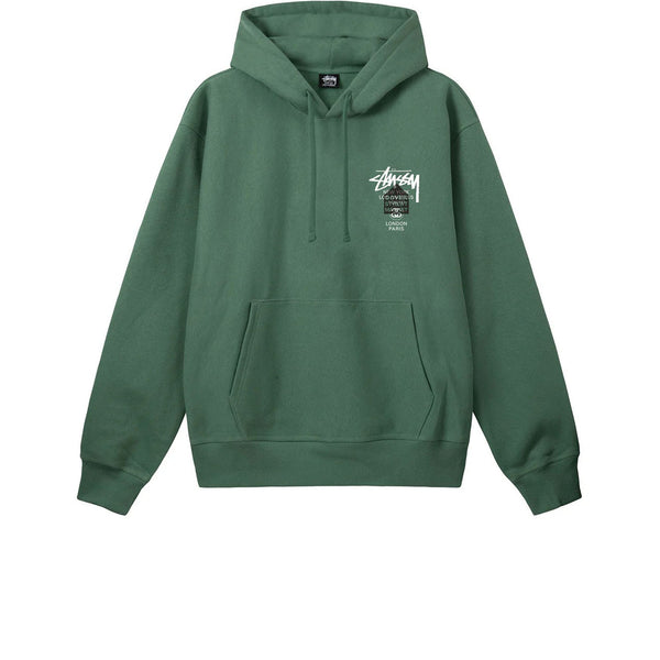 STUSSY DSM WORLD TOUR HOODIE GREEN