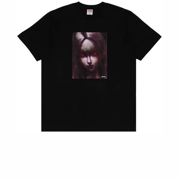 SUPREME RED EYES TEE BLACK FW24