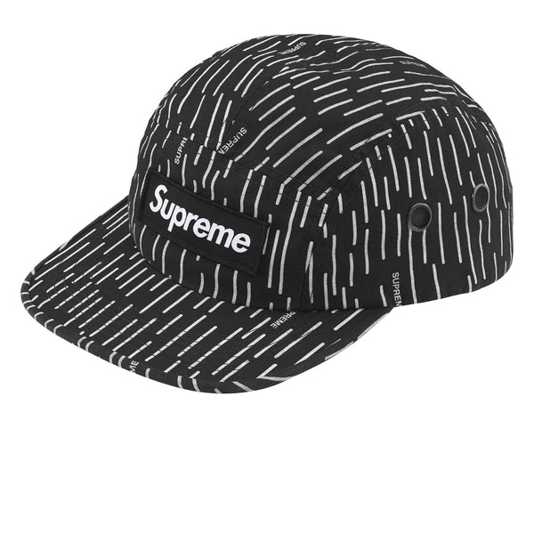 SUPREME MILITARY CAMP CAP BLACK RAIN FW24