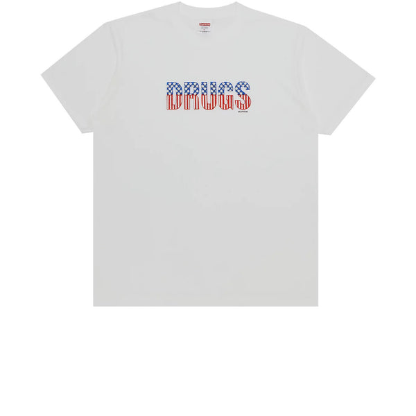 SUPREME DRUGS TEE WHITE FW24