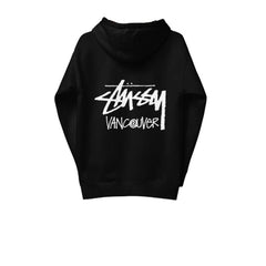 STUSSY STOCK VANCOUVER CREWNECK BLACK - OdegardcarpetsShops