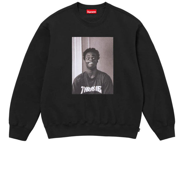 SUPREME THRASHER CREWNECK BLACK FW24 Stay Fresh