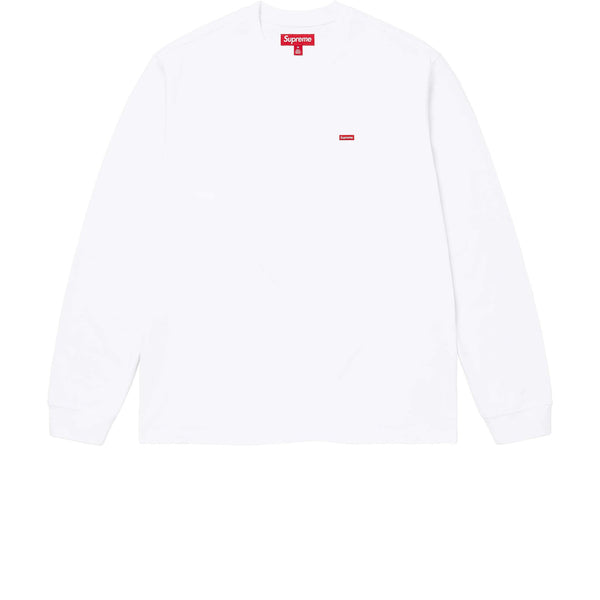 SUPREME SMALL BOX L/S TEE WHITE FW24