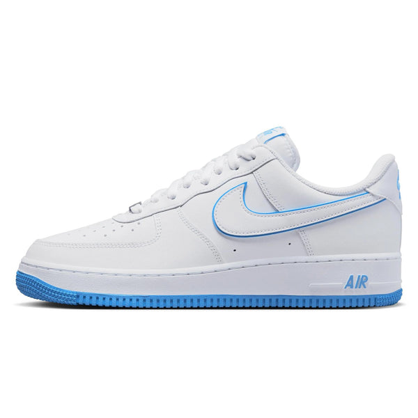 NIKE AIR FORCE 1 '07 LOW WHITE UNIVERSITY BLUE SOLE 2023