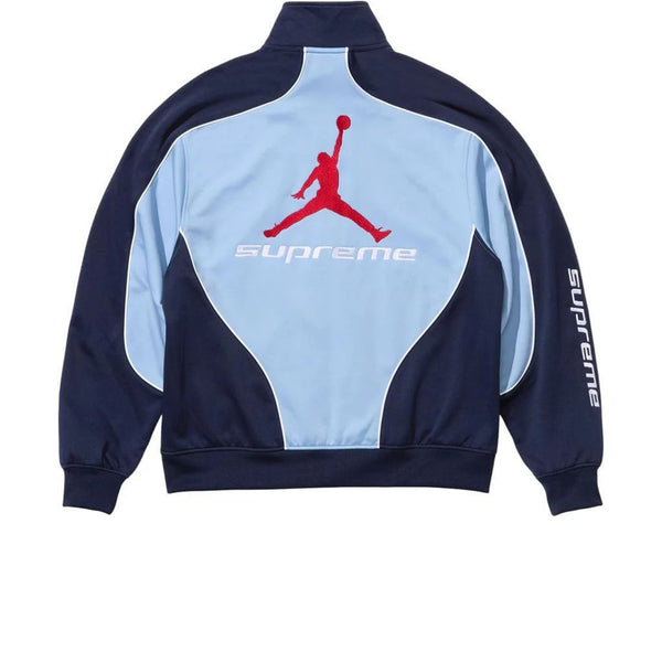 Blue and white jordan jacket online