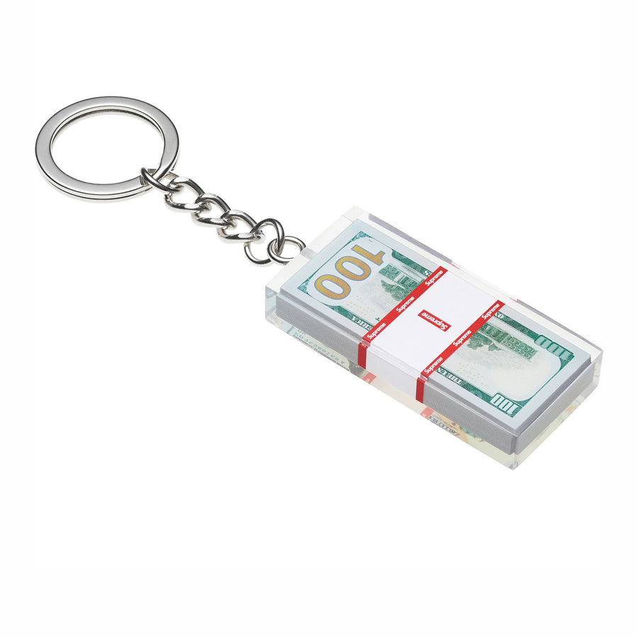 SUPREME CASH PAPERWEIGHT KEYCHAIN FW24