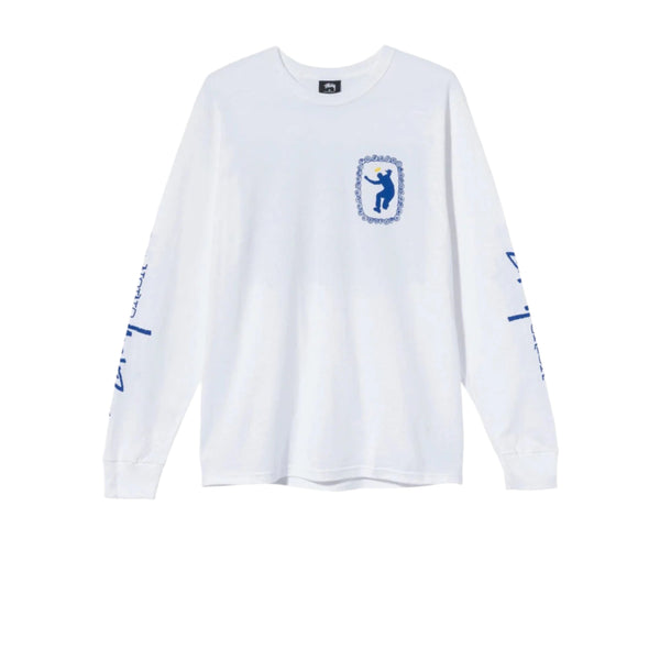 STUSSY UNION BEST FUCKIN SOUND L/S TEE WHITE