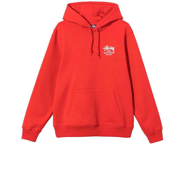 STUSSY DSM NEW YORK HOODIE RED