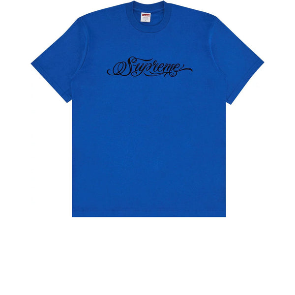 SUPREME SCRIPT TEE ROYAL FW24