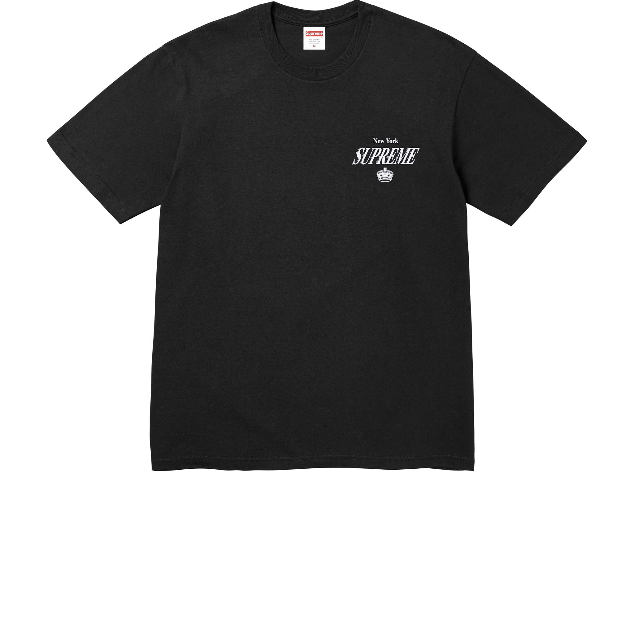 【SUPREME】 Crest T-Shirt Black - 24FW Supreme Crest Tee (FW24) Black Men's - US