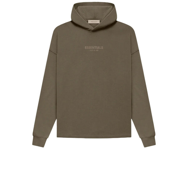 FEAR OF GOD ESSENTIALS RELAXED HOODIE WOOD FW22
