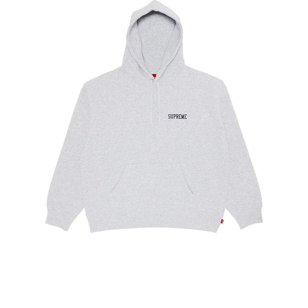 SUPREME ON GOD HOODED SWEATSHIRT ASH GREY FW24