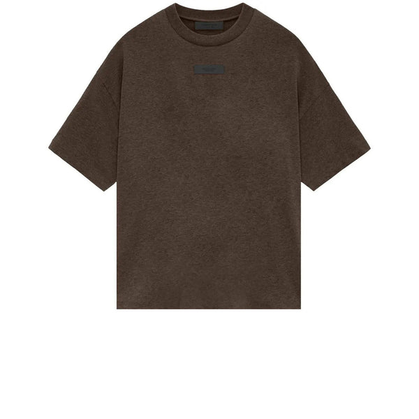 FEAR OF GOD ESSENTIALS TEE HEATHER WOOD SS24