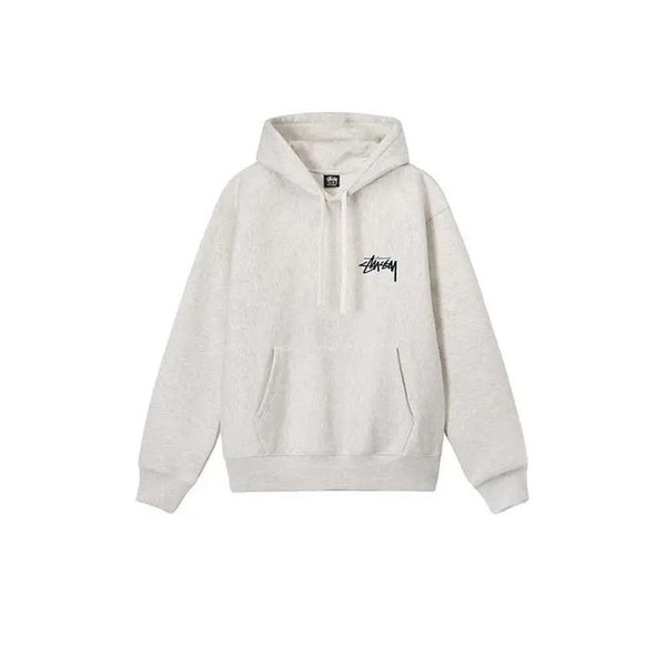 STUSSY IST LION HOODIE ASH HEATHER