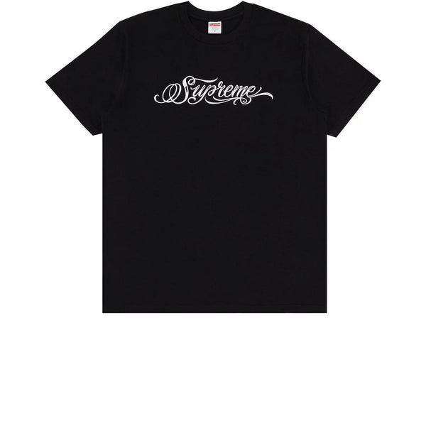 Black on black supreme shirt best sale