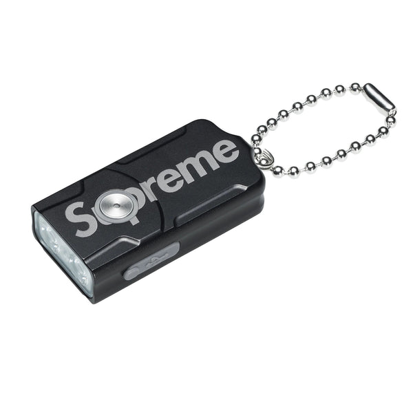 SUPREME FENIX E03R FLASHLIGHT KEYCHAIN BLACK FW24