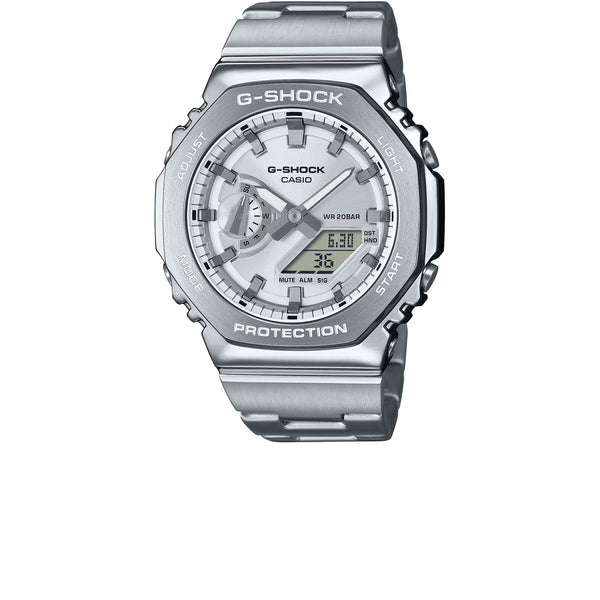 CASIO G-STEEL 2100 SERIES SILVER GM-2110D-7A