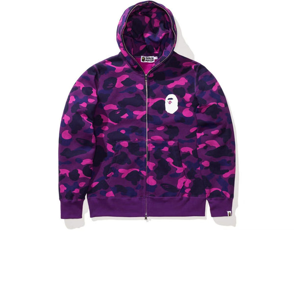 BAPE CAMO FULL ZIP HOODIE PURPLE FW18 Stay Fresh