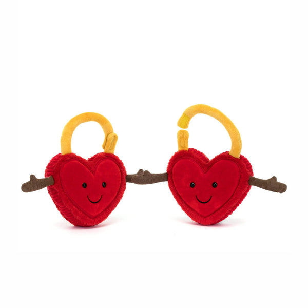 JELLYCAT AMUSEABLES VAL & TINA LOVE LOCKS