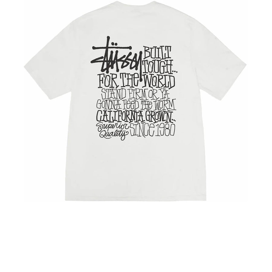 STUSSY CALIFORNIA GROWN TEE PIGMENT DYED NATURAL