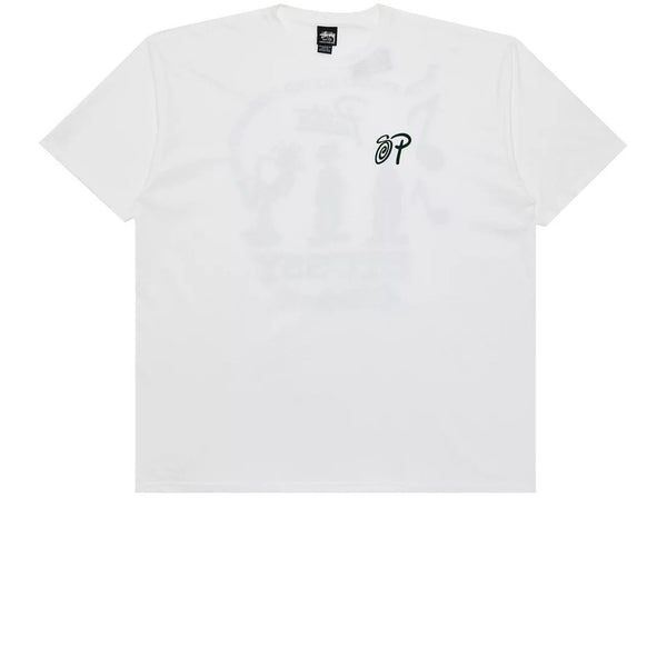 STUSSY X PATTA SOUND CONNECTION TEE WHITE