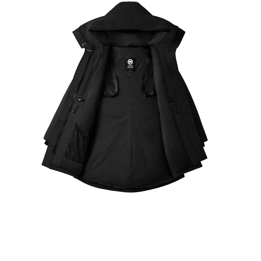 CANADA GOOSE ROSSCLAIR PARKA FUSION FIT HERITAGE BLACK (WOMEN'S)