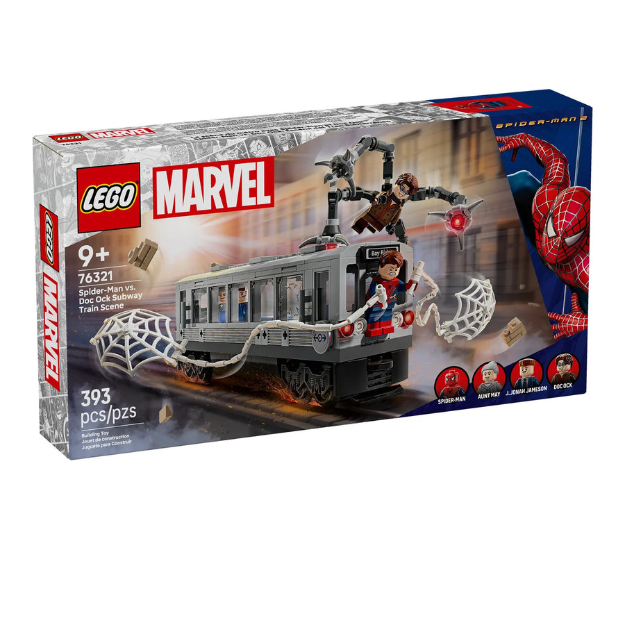 LEGO SPIDER-MAN VS. DOC OCK SUBWAY TRAIN SCENE 76321