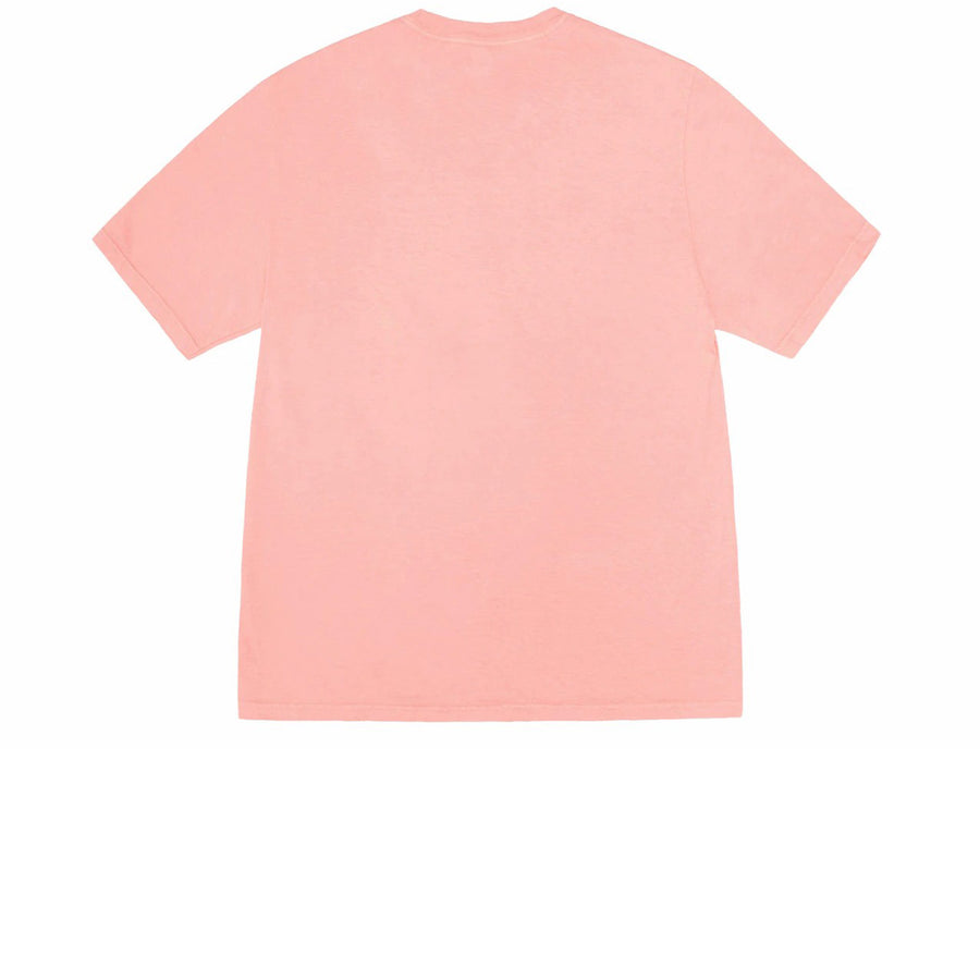 STUSSY VENUS OVAL PIGMENT DYED TEE CORAL