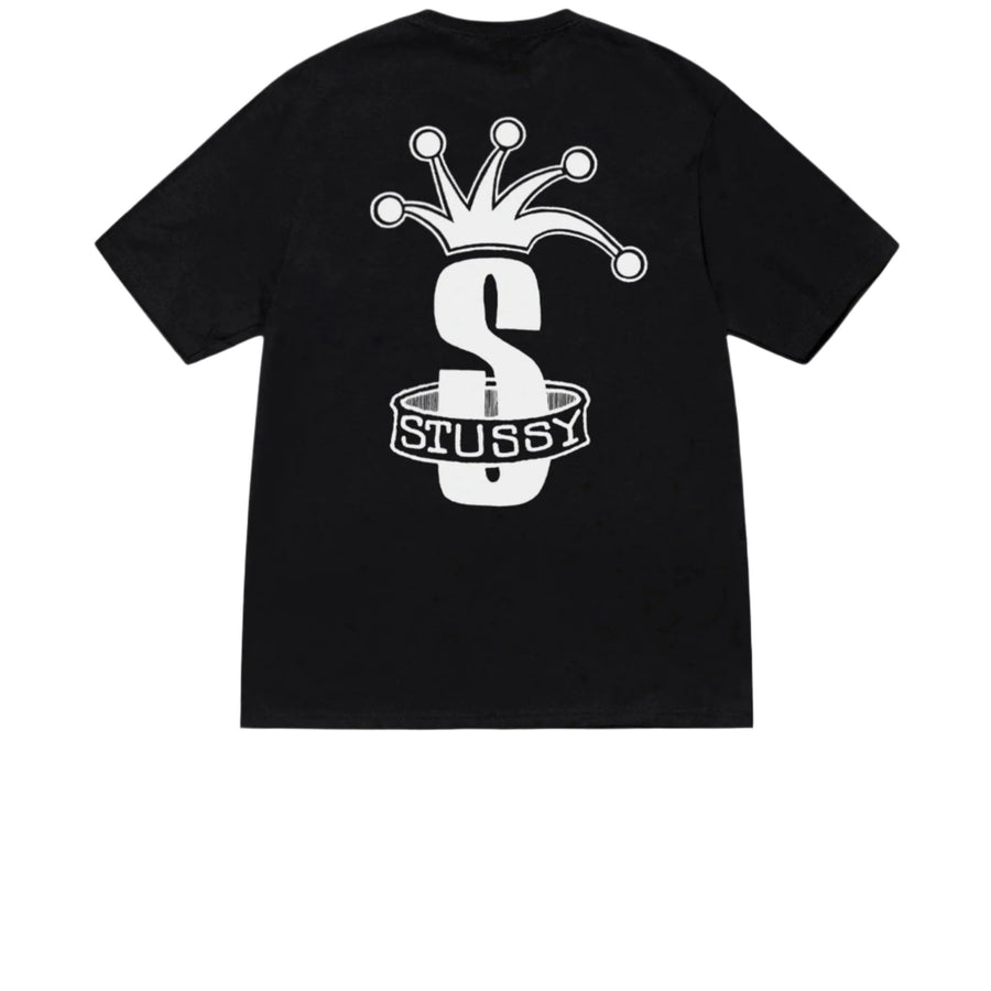 STUSSY CROWN BAND TEE BLACK