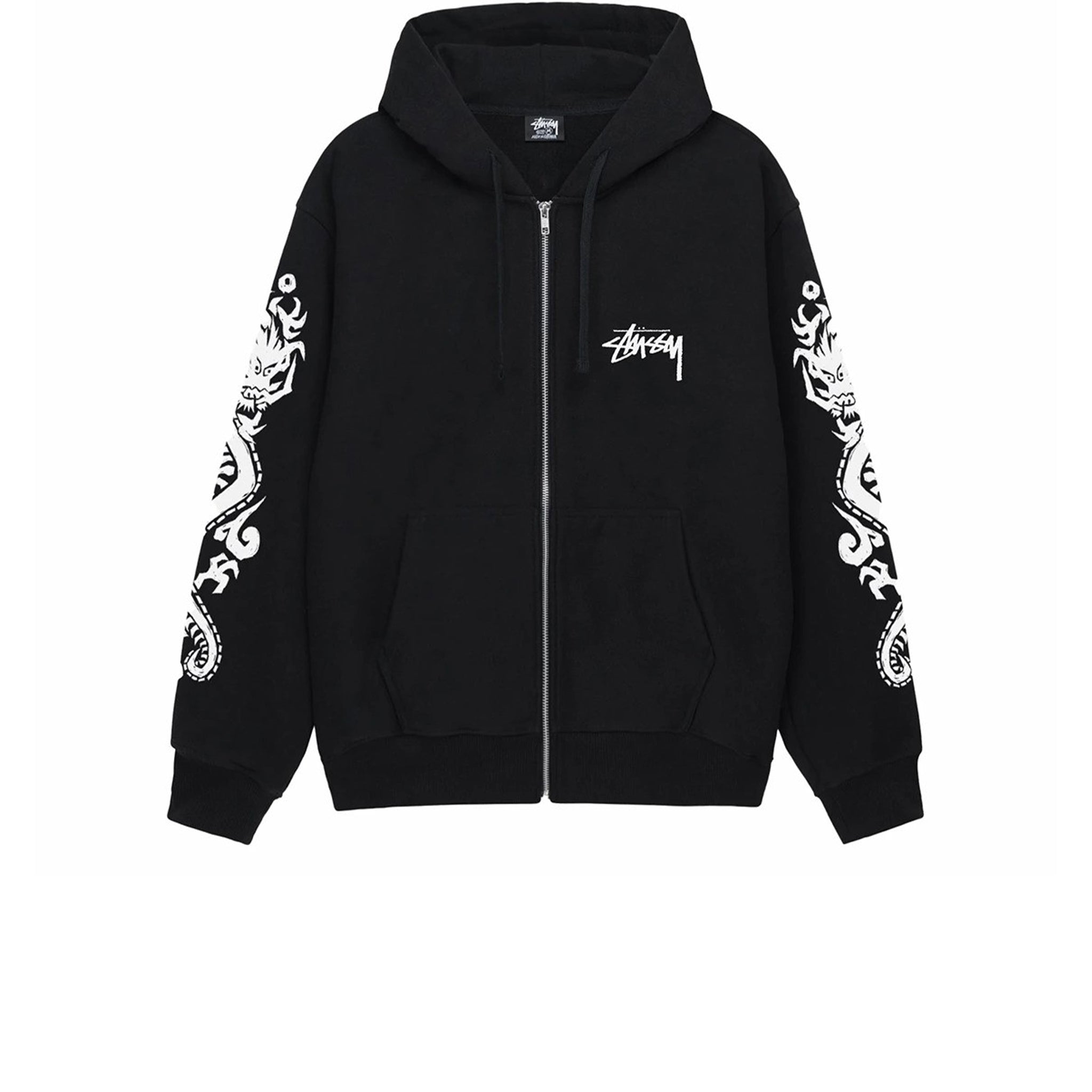 【STUSSY 24'】Stussy Wingspan Hoodie STUSSY WINGSPAN HOODIE BLACK - Stay Fresh