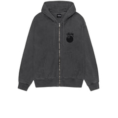 ★STUSSY★ 8 Ball Pigment Dyed Zip Hoodie Navy★追跡可 8 BALL HOODIE PIGMENT DYED | Parallel