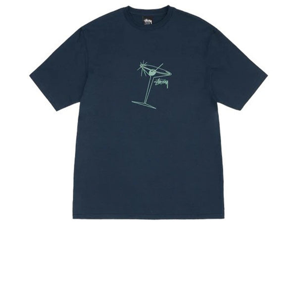 STUSSY MARTINI TEE NAVY