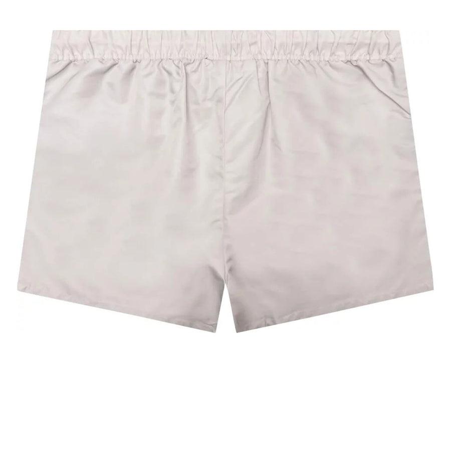 FEAR OF GOD ESSENTIALS RUNNING SHORT SILVER CLOUD FW23