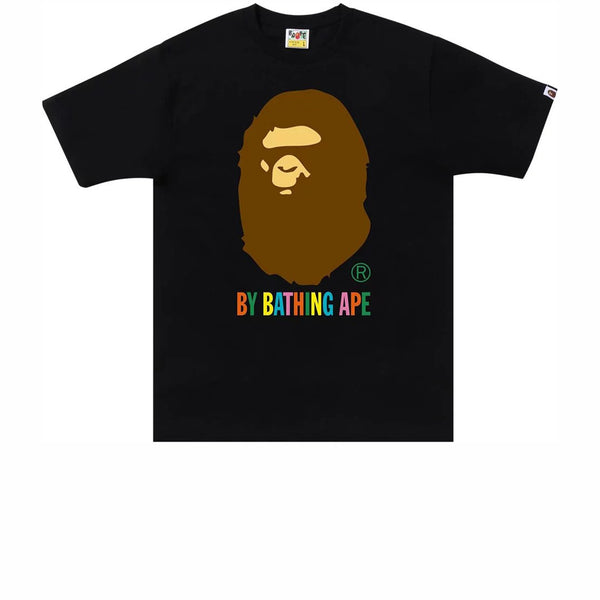 BAPE COLORS BY BATHING APE TEE BLACK MULTICOLOR