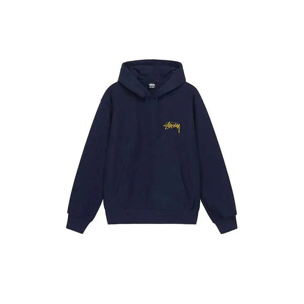 STUSSY IST LION HOODIE NAVY - Stay Fresh