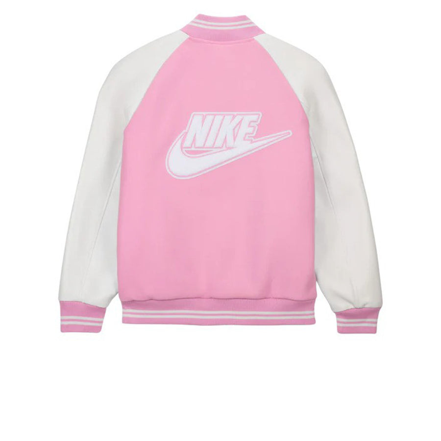 NIKE X NIGO NRG VARSITY JACKET PINK (DSM EXCLUSIVE) FW24