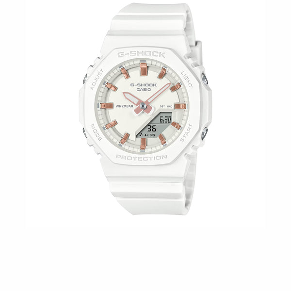 CASIO G-SHOCK ANALOG-DIGITAL WOMEN WHITE GMA-P2100M-7A
