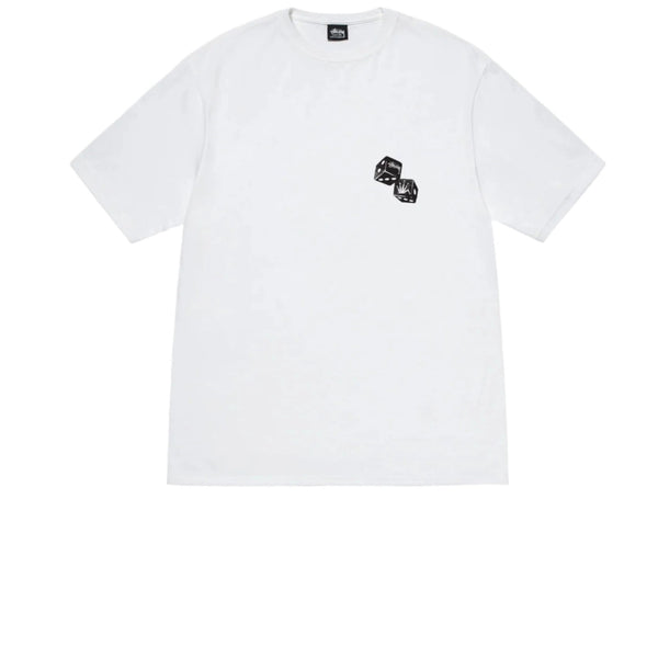 STUSSY SHAKERS TEE WHITE