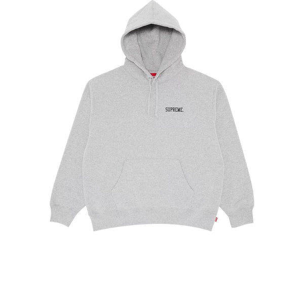 SUPREME ANARCHY HOODED SWEATSHIRT HEATHER GREY FW24