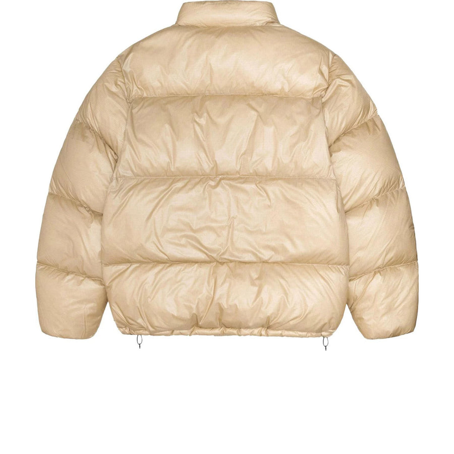 STUSSY DOWN PUFFER PARACHUTE RIPSTOP COYOTE