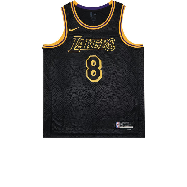 NIKE KOBE MAMBA MENTALITY LOS ANGELES LAKERS CITY EDITION SWINGMAN JERSEY BLACK FW23