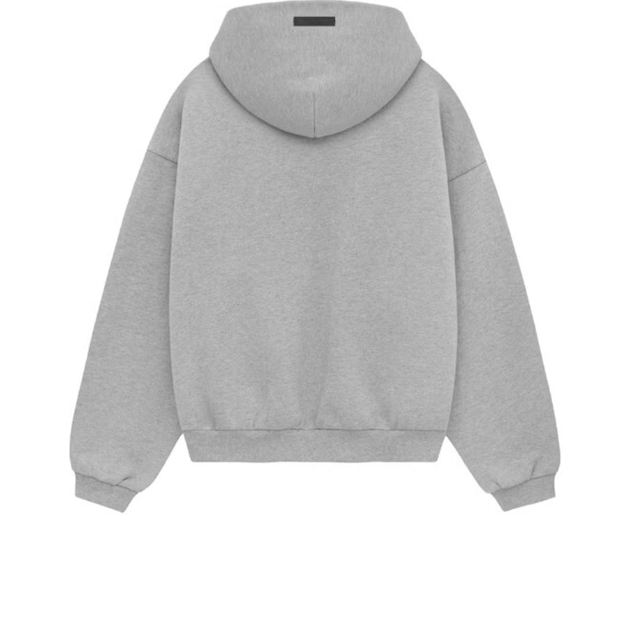 FEAR OF GOD ESSENTIALS KIDS FLEECE HOODIE DARK HEATHER FW24