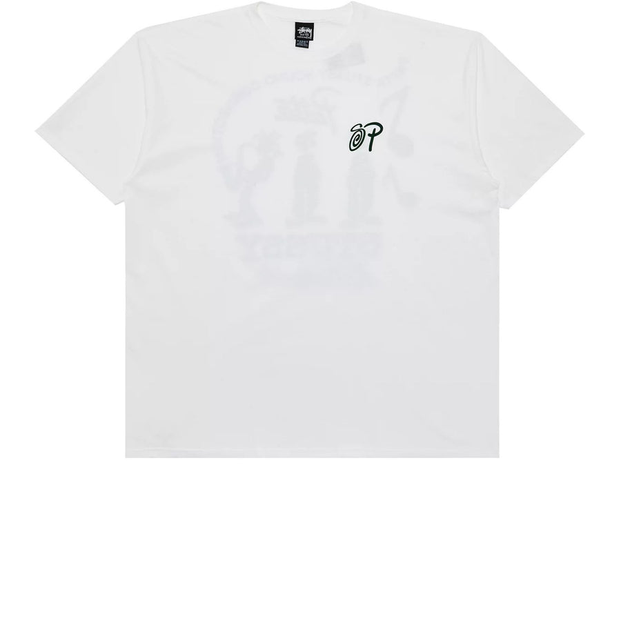 STUSSY X GOLDIE METALHEADZ 30 TEE WHITE