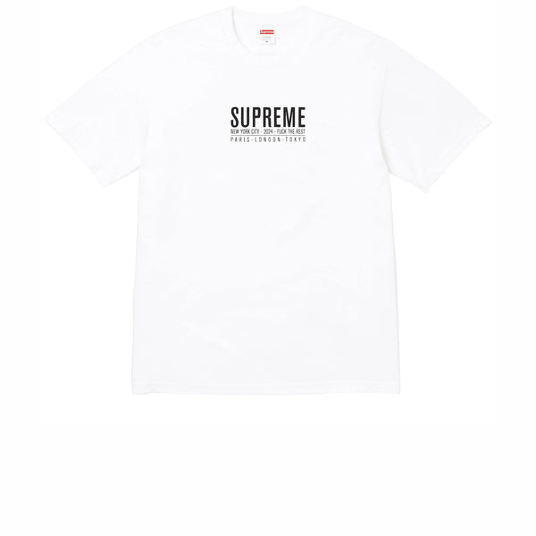 SUPREME PARIS TEE WHITE SS24