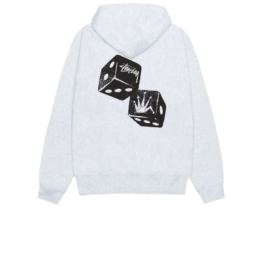 STUSSY SHAKERS HOODIE ASH HEATHER