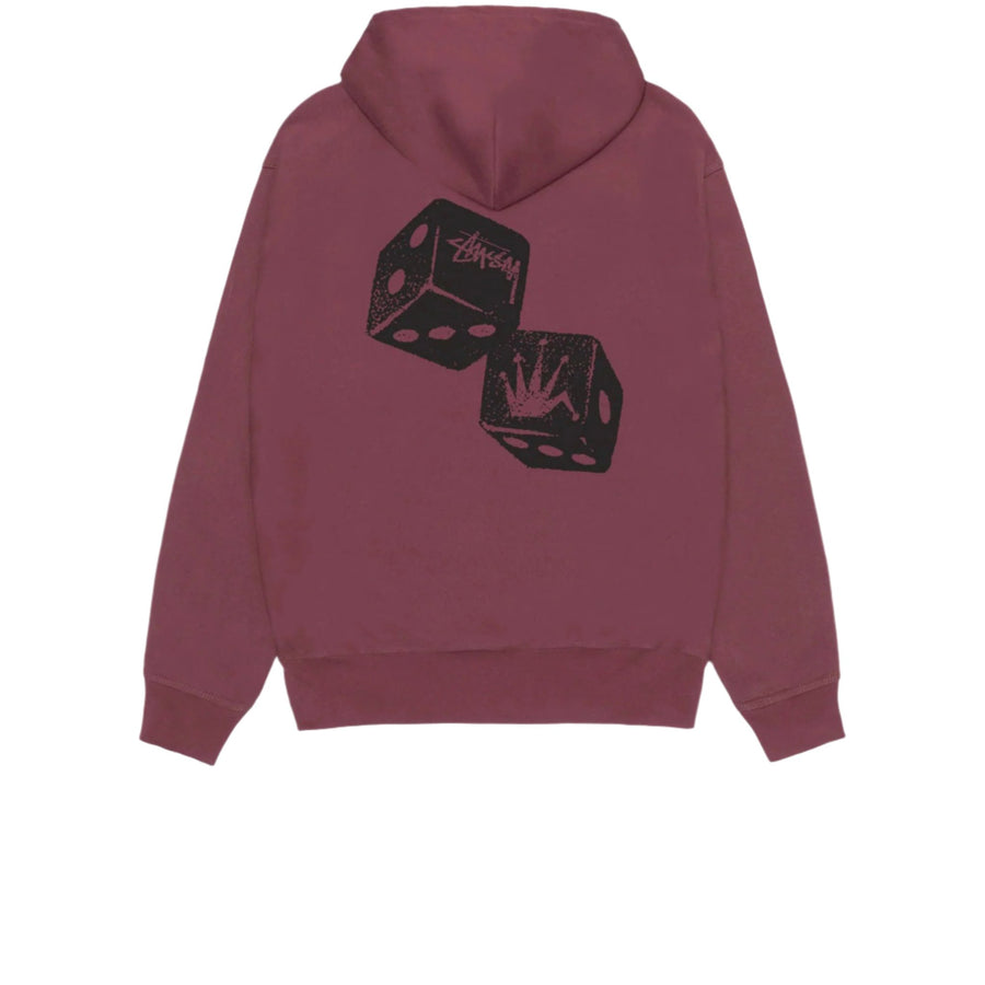 STUSSY SHAKERS HOODIE OXBLOOD