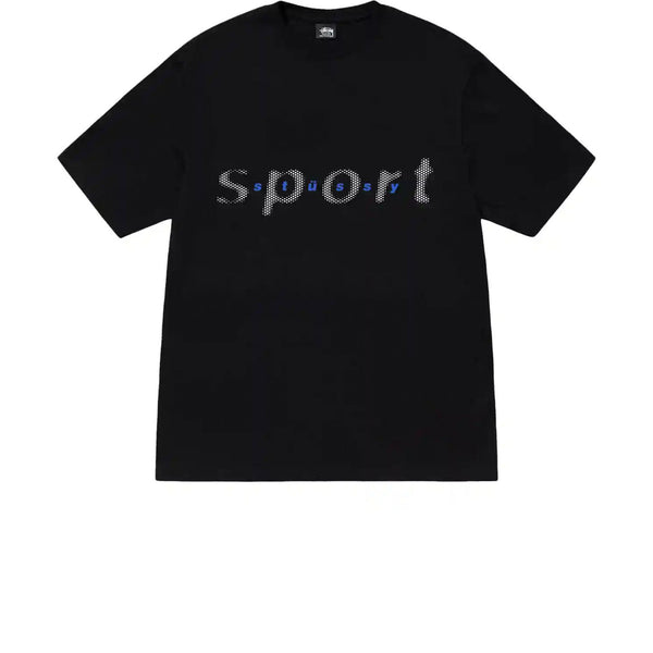 STUSSY DOT SPORT TEE BLACK