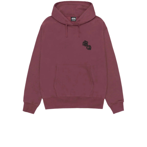 STUSSY SHAKERS HOODIE OXBLOOD